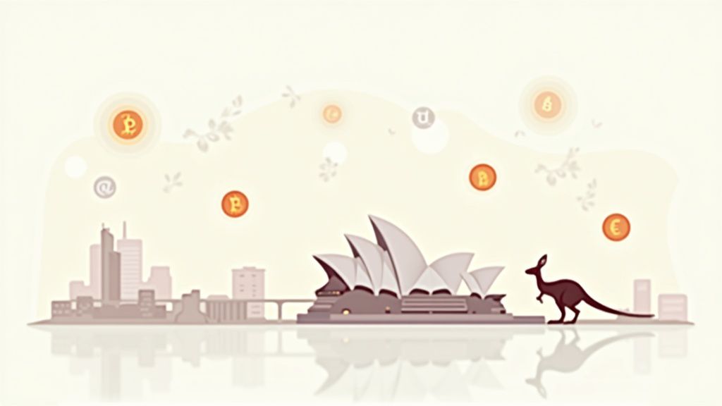 Australian Gambling Cryptocurrencies Infographic