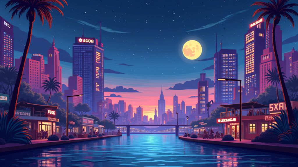 RetroBet Casino, cyberpunk design with 7000 games